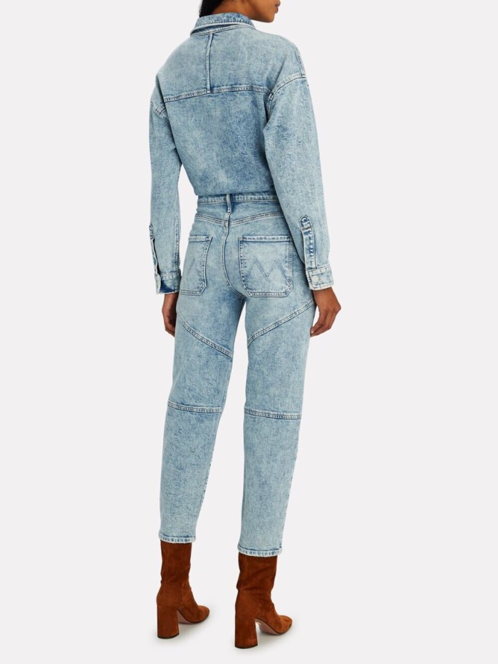 Mother The All-In-One Breaker Denim Jumpsuit Out With The Old In With The New